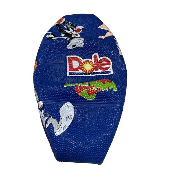 Vtg SPACE JAM Bugs Bunny 1996 Warner Bros Dole Basketball Ball Not Pumped Yet - Picture 9 of 9